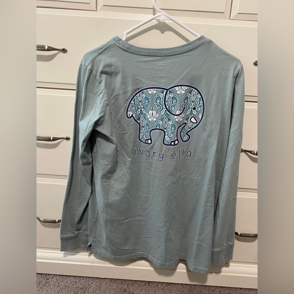 Ivory Ella Long Sleeved Tee - Picture 2 of 3